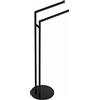 Colombo Design Piantana Mini B4038NM NERO MATT Porta Salviette 2 Bracci