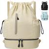 Qoosea Sacca Sportiva con Cordone, Grande Capacità Zaino Sportiva con Coulisse Nylon, Impermeabile Borsa da Palestra per Donna Uomo Unisex, Zaino Palestra per Piscina Viaggio Yoga