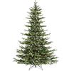 GarveeHome Albero di Natale artificiale di alta qualità, con sistema di montaggio rapido, realistico, con 300 luci a LED, 500 punte, con supporto in metallo per atmosfera festiva