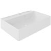 trendteam smart living - Universale - Lavabo - Bianco - Lavabo in ghisa minerale - 60 x 12 x 42 cm - Lavabo da appoggio