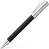 Graf von Faber-Castell 141570 - Penna roller nera Tamitio, refill 0,5 mm, 1 pz.