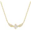 FANCIME Harry Potter x FANCIME Collaboration - Golden Snitch Necklace, Sterling Silver Pendant Necklace Jewellery Gift for Women Girls