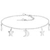 Sofia Milani - Bracciale da Donna in Argento 925 - Ciondolo a Luna Stella - 30222