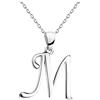 Sofia Milani - Collana Donna Argento 925 - Ciondolo M Lettera - 50349