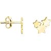SOFIA MILANI - Orecchini da Donna in Argento 925 - Placcati in Oro - Orecchino a Perno a Stella - E2488