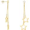 SOFIA MILANI - Orecchini da Donna in Argento 925 - Placcati in Oro e con Pietra Zircone - Orecchino Pendente a Stella - E2565