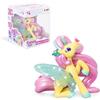 Galupy Rainbow Unicorn Collector Edition Ivy - Unicorno giocattolo da collezione, statuette di unicorno con ali glitterate e cristalli