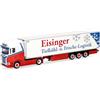 Herpa camion in miniatura Scania CS 20 HD semirimorchio frigorifero "Eisinger", miniatura in scala 1:87, pezzo da collezione, Made in Germany, plastica