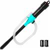 AUPUMIKIN Pompa di trasferimento del liquido portatile multifunzione a batteria, Pompe fino a 2,5 galloni al minuto, Pompa portatile per acquario gas diesel acqua combustibile