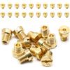 WestCH 20 Pezzi Getti Carburatore M6 Ugelli per Carburatore Getto Carburatore in Ottone 40, 42, 45, 48, 50, 52, 55, 58, 60, 62, 65, 68, 70, 72, 75, 78, 80, 82, 85, 88 für Motorrad Roller Schaltmoped