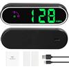 Shkalacar Tachimetro Digitale GPS con Display Head Up per Auto con Display a LED Colorato, Orologio e Funzione Bussola, Allarme di velocità Eccessiva per Camion, SUV, Camper