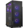 NOX XTREME PRODUCTS INFINITY BETA - Semitower M-ATX | ITX, Finestra laterale in vetro temperato, Rete frontale, Spazio per 8 ventole, Schede grafiche fino a 300 mm, USB 3.0, Nero