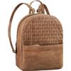 STILORD Lavinia Zaino da Giorno Donna Pelle Daypack Vintage Zainetto Piccolo Backpack Casual Pratico Elegante Zaini da Viaggio in Cuoio Autentico Colore:taranto - marrone