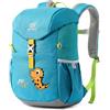 SKYSPER Zaino per Bambini, 12L Zainetto Asilo Zaino da Viaggio Bambina per Gita Viaggio Escursione All'aperto 5-8 anni