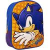 Sonic The Hedgehog Zaino, Sonic il Riccio Zaino per Ragazzi, Design 3D, Zaino da Viaggio, Regalo per Bambino