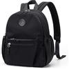 GOLF SUPAGS 10L Mini Zaino da Donna Piccolo Zaino da Viaggio Elegante Borse Causal Daypack zaino per Ufficio Scuola Viaggio Lavoro (Nero)