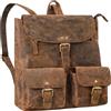 STILORD 'Niva' Elegante Zainetto Donna in Vera Pelle - Elegante Borsa Zaino - Zaino da Donna Vintage con Molti Scomparti - Per Tablet - Laptop Fino a 13 Pollici, Colore:cognac - marrone chiaro