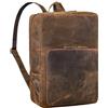 STILORD 'Nicolo' XXL Zaino Uomo Pelle Porta Pc 17 Pollici Zaini Donne Grande Vintage - Backpack con Molti Scomparti - Zainetto Lavoro Uomini Cuoio Autentico para Viaggio, Colore:colorado - marrone