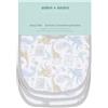 Aden + anais™ Essentials - Bavaglino in mussola di cotone con bottoni a pressione, confezione da 3 pezzi, 100% cotone