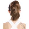 WIG ME UP - MKB-29-V-12 Toupet Coda di cavallo Fermacapelli a pettine Corti Leggermente ondulati Castano dorato
