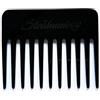 Strähnenboy Pettine arricciacapelli fatto a mano nero stampa cieca 9 cm 11 denti pettine afrokamm dentatura grossolana (9 bl_o)