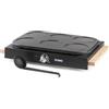 DOMO DO8717PN Crepes Maker con design in legno - PFAS FREE - Crepe Pancake Maker incluso cucchiaio - 6 P