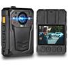 EEZKAM Body Camera della Polizia, 1512P HD Body Worn Camera con tecnologia EIS, Batteria Integrata da 3600 mAh, Registrazione Video di 13H (128G)