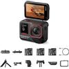 Insta360 Ace Pro 2 Pack Ultimate - Action cam impermeabile 8K progettata con Leica, sensore da 1/1,3, doppio chip IA, alte prestazioni in scarsa luce, schermo direzionale e editing IA