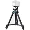 TronicXL - Treppiedi da tavolo per fotocamera, regolabile in altezza, DSLR I Webcam I treppiede per fotocamera compatibile con Logitech Samsung Sony Nikon Canon da tavolo con testa panoramica