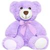 Yeqivo Orsi di peluche Animali imbalsamati Giocattoli di peluche Regalo per Bambino Fidanzata 13.5 Pollici per Natale San Valentino Compleanno Matrimonio Festa (Viola,1 Pcs)