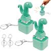 AOUZOVLI 2 Pezzi Lizard Keychain Sound,Ricaricabile Lizard Button Keychain,Giocattolo For Alleviare L'ansia Con Luci Colorate Offre Un Piacere Sensoriale,Adatto Per L'ufficio E I Viaggi,Con Due Moschettoni