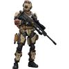 TOYVERSE JOYTOY 1/25 - Personaggio d'azione Dark Source, UNSC Sniper Dima, articolazioni mobili, modello di personaggio, 15 anni e più