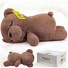 Yeqivo Koala Peluche a Forma di Orsacchiotto che Dorme Bambola del Sonno koalabär Addormentato Regalo Bambino (50CM,Marrone)