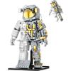 Brihappen Set di mattoncini meccanici Spaceman,set di mattoncini Space Astronaut per adulti,giocattolo educativo Spaceman,regali creativi da collezione,decorazioni per la casa o l'ufficio (1008 pezzi)
