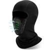 ROCKBROS Passamontagna Moto Invernale Balaclava Sottocasco Bici per Uomo e Donna Antivento Traspirante Termico Caldo Maschera Multifunzionale per Ciclismo Sci Snowboard