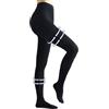 Beister Collant compressi medicali opachi, punta chiusa, 20-30 mmHg, supporto stretto, leggings alta compressione per circolazione, vene varicose, edema, volo