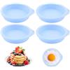XMDROU 4 stampi rotondi in silicone per friggitrice ad aria, 10,2 cm, per muffin fritti