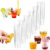 Behiruch 200 bicchieri da vetro sparatutto in plastica, 30 ml, riutilizzabili, bicchieri per liquori, trasparenti in plastica, per degustazioni, feste, matrimoni