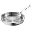 Redchef Padella 28 cm, padella a induzione senza rivestimento, padella piccola, ideale per piccole porzioni o famiglie monoparentali, acciaio inossidabile, adatta al forno