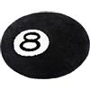 Cozzmats 8 Palla Tappeto Bagno Doccia Vasca da Bagno Tappeto 81 cm Nero Rotondo Stussy Cool Eight Ball Tappeto Camera da Letto Soggiorno Riscaldamento Regalo Decorazione Camera Decorazione Camera Decorazione