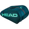 Head Borsa per racchette Head Tour Padel Bag L Green/Orange
