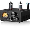 AIYIMA Aggiornato AIYIMA TUBE T9 Bluetooth 5.0 6K4 Amplificatore per tubo a vuoto USB DAC 100W Ricevitore stereo Amp COAX/OPT HiFi Home Audio Amplificatori digitali con VU Meter