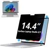 MEGOO Protezione privacy per Surface Laptop Studio 2/1 da 14,4, anti-spia, antiriflesso, luce blu e blocco UV, tecnologia magnetica nanotecnologia, design rimovibile