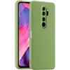 HULLIN Custodia per Telefono in Silicone Colorato, Adatta per Redmi Note 8 Pro (6.53) - Verde Matcha