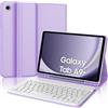 IVEOPPE Cover Samsung Galxy Tab A9 Plus 11 2023, Custodia Tastiera Bluetooth Senza fili Staccabile Magnetica Italiano QWERTY per Samsung Galaxy Tab A9+, Viola