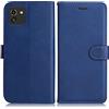 DENDICO Cover per Galaxy A03, Premium Portafoglio PU Custodia in PU Pelle, Flip Libro TPU Bumper Caso per Samsung Galaxy A03, Blu Navy