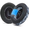 WC FreeZe NC700 - Cuscinetti auricolari in gel di raffreddamento per cuffie Bose Noise Cancelling 700 | Tessuto sportivo traspirante, gel rinfrescante, extra spesso e più fresco più a lungo | Geo Grey