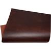 HAPPER STUDIO Pelle bovina spessore 1,7 mm. Pull-Up Crazy Horse - Fogli in vera pelle cerata per fai da te (1, marrone cognac, A1 (594 x 841 mm)