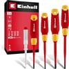 Einhell Accessories Original Einhell Set Cacciaviti Elettricisti 5 pz. (Isolati, Cercafase, Lame S2, Impugnature Ergonomiche, Impianti)
