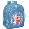safta FROZEN - Zaino scuola per bambini, adattabile al carrello, ideale per bambini in età scolare, comodo e versatile, qualità e resistenza, 32 x 12 x 38 cm